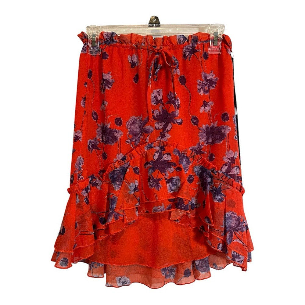 NWT House of Harlow × Revolve Ariani Skirt in Crimson Floral Size X Small